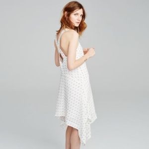 NWT Club Monaco Silk Herringbone Dress Size 00